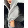 pure bluza z kapturem gray rock.