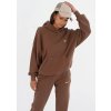 pure bluza z kapturem choco brown