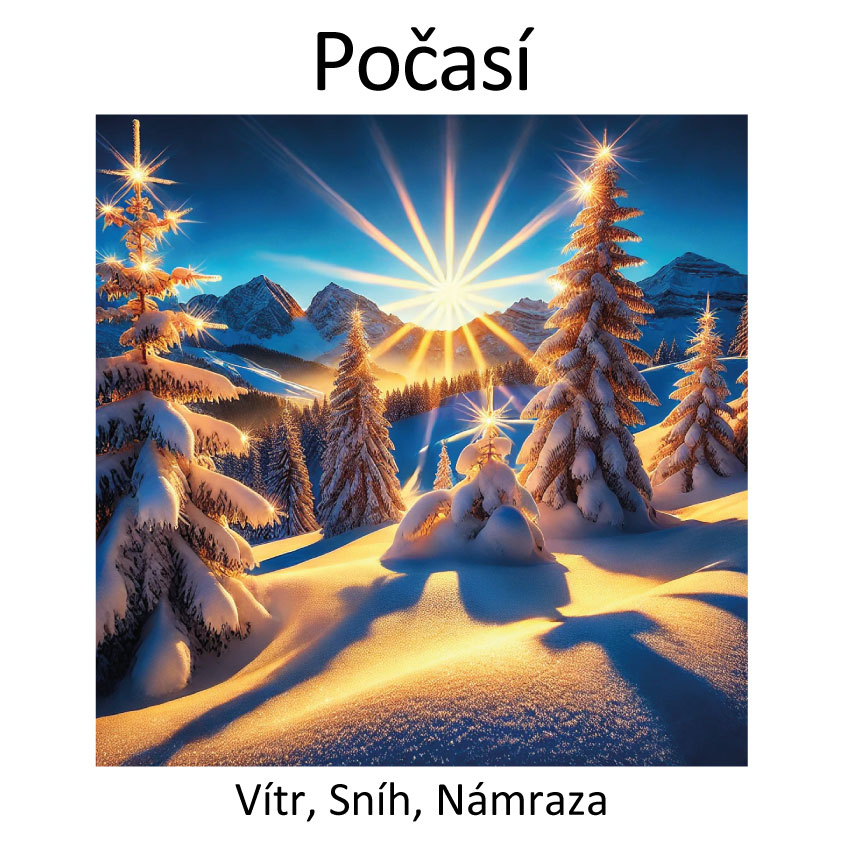POČASÍ - Vítr, Námraza, Sníh