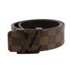 Louis Vuitton Initiales Damier Ebene Canvas Belt 85