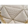 PRADA Padded Nappa Soft Leather Shoulder Bag