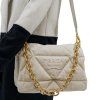 PRADA Padded Nappa Soft Leather Shoulder Bag