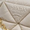 PRADA Padded Nappa Soft Leather Shoulder Bag