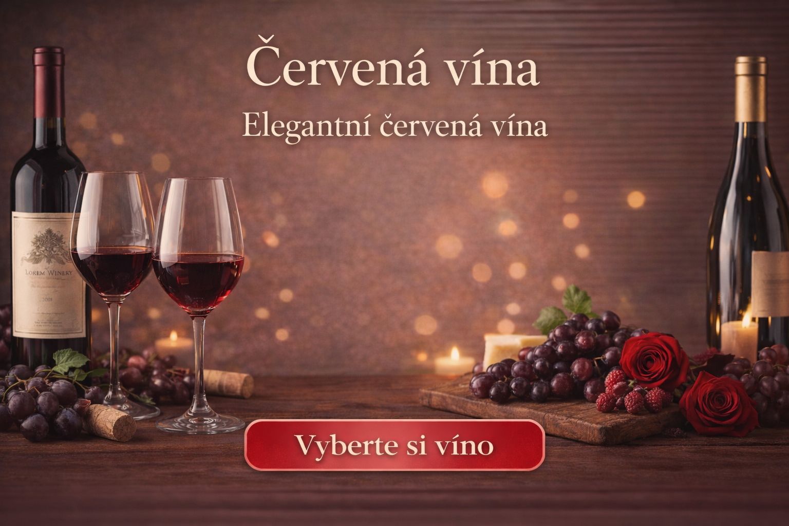 červená vína