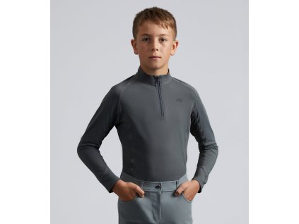 Dětské jezdecké tričko Premier Equine Ombretta s dlouhým rukávem5