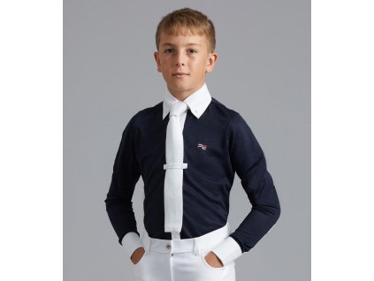 Dětská závodní košile Premier Equine Mini Giulio s dlouhým rukávem5