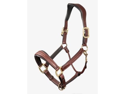 Ohlávka LeMieux Stitched Leather1