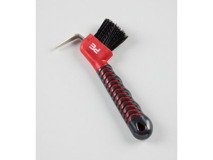 Háček na kopyta Premier Equine Comfort Grip s kartáčkem1