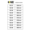 ONE1 sizechart