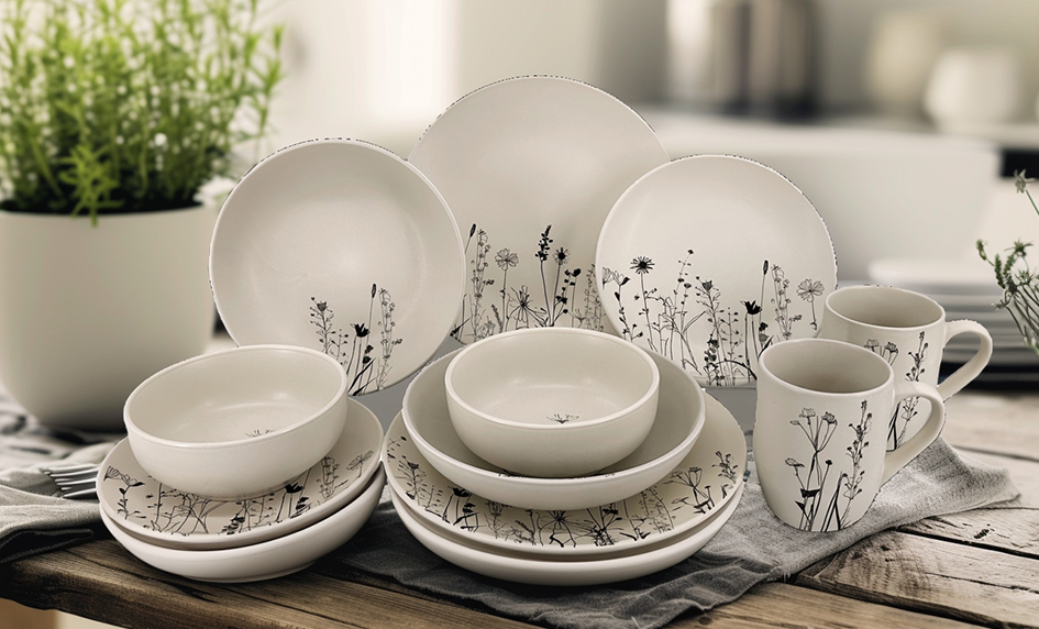 Přírodní elegance na vašem stole: Kolekce Cream Garden