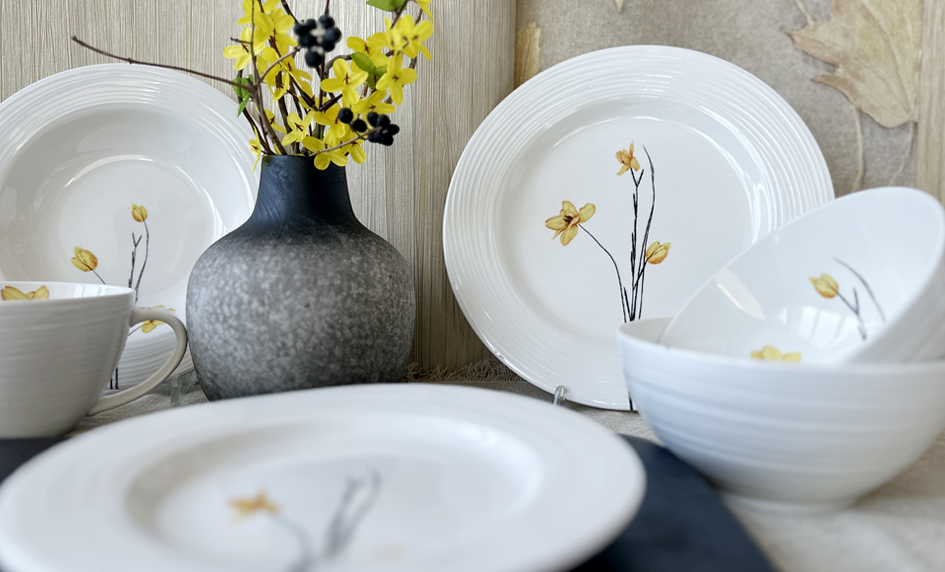 Jaro na stole: Kolekce Croft Spring přináší svěžest a eleganci do každodenního stolování