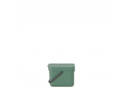 Sort & Go Waste Bin, 6L Fir Green 8710755129841 Brabantia 96dpi 1000x1000px 7 NR 21376