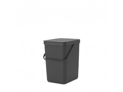 Sort & Go Waste Bin, 25L Grey 8710755129940 Brabantia 96dpi 1000x1000px 7 NR 21429