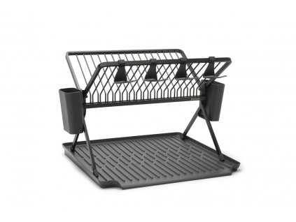 Foldable Dish Rack, Large Dark Grey 8710755139482 Brabantia 96dpi 1000x666px 7 NR 23825