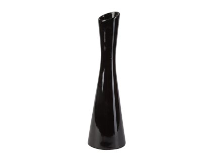Váza 'X' ( 7,5x25cm), černá