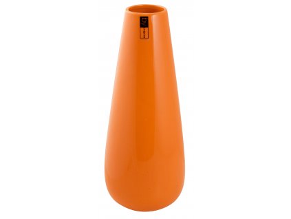Váza 'Drop' (11x31cm), oranžová