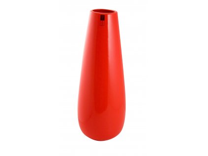 Váza 'Drop' (16x41cm), červená