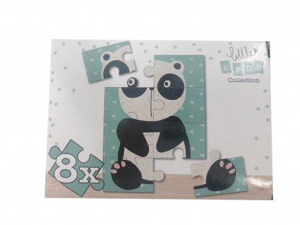 Dětské puzzle Mini 8ks, panda