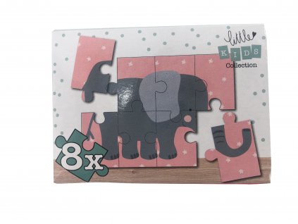 Dětské puzzle Mini 8ks, slon
