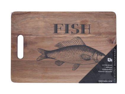 Kuchyňské dřevěné prkenko, Fish