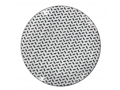 Dezertní talíř BlackLine 19cm, stromek