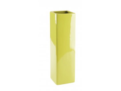 Váza 'Quadro ' (8x29cm), světle zelená