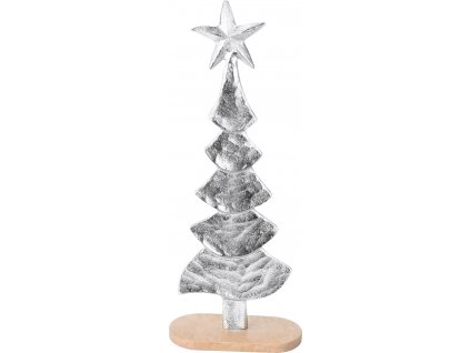 Vánoční stříbrný stromek 35cm
