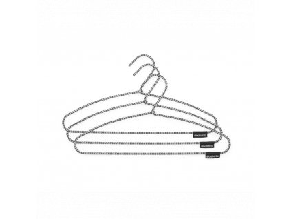 Soft Touch Clothes Hangers, set of 3 Black white 8710755149269 Brabantia 96dpi 1000x1000px 7 NR 26303