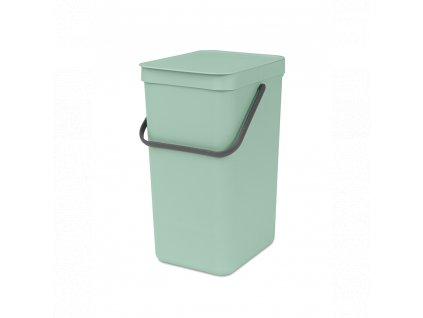 Sort & Go Waste Bin, 16L Jade Green 8710755211867 Brabantia 96dpi 1000x1000px 7 NR 25726