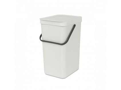 Sort & Go Waste Bin, 16L Light Grey 8710755213465 Brabantia 96dpi 1000x1000px 7 NR 25853