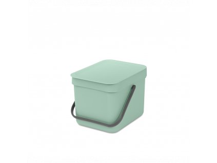 Sort & Go Waste Bin, 6L Jade Green 8710755211768 Brabantia 96dpi 1000x1000px 7 NR 25717