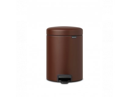 NewIcon Pedal Bin, 5L Mineral Cosy Brown 8710755208546 Brabantia 96dpi 1000x1000px 7 NR 26487