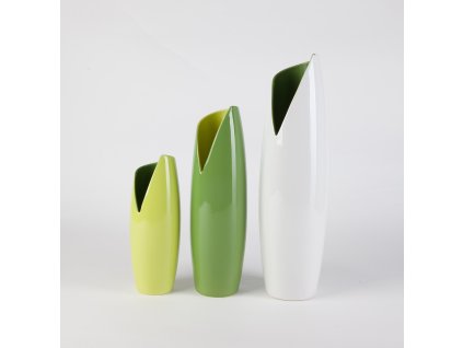 1582 vaza banana 13 5x13 5x46 cm bila