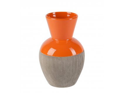 Váza 'Rotund add' (9x15x20 cm), oranžová