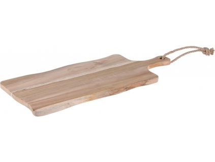 Dřevěné krájecí prkénko 49x20x1,5cm, teak dřevo