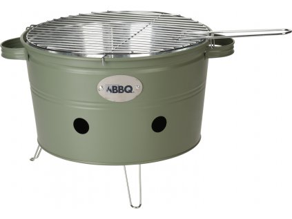 Přenosný gril Bucket ø 34,5cm, zelený