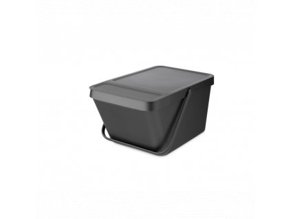 Sort & Go Stackable Bin Grey 8710755277726 Brabantia 96dpi 1000x1000px 7 NR 28606