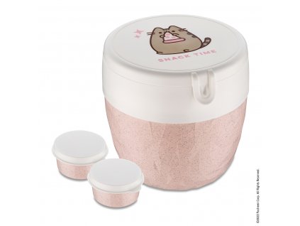 Krabička na svačinu BentoBox L Pusheen, růžová