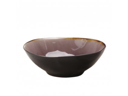 Polévkový talíř Deep, 20x6,5cm, fialová