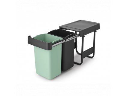 Sort&Go Built in Bin, 2x15L Dark Grey 8710755232503 Brabantia 96dpi 1000x1000px 7 NR 34730