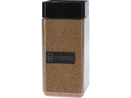 Dekorační písek Decorio v karamelové barvě, balený v plastové lahvi o obsahu 850 g.