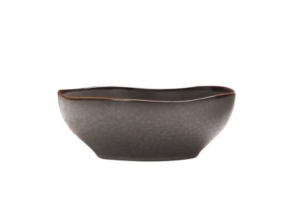 Keramická polévková miska Castano 16,5 × 6 cm, šedá/hnědá