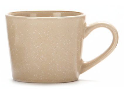 Keramický hrnek Dottie – 300 ml, smetanový, s hravým tečkovaným designem.