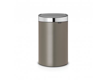 Touch Bin New, 40L Platinum 8710755114885 Brabantia 96dpi 1000x1000px 7 NR 13332