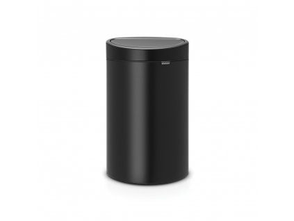 Touch Bin New, 40L Matt Black 8710755114946 Brabantia 96dpi 1000x1000px 7 NR 14297