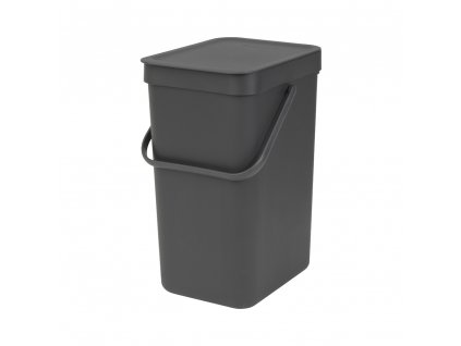 Sort & Go Waste Bin, 12L Grey 8710755109805 Brabantia 1000x1000px 7 NR 1271