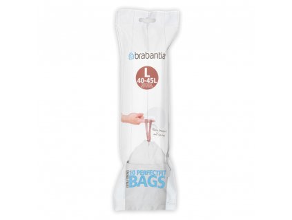 PerfectFit Bags, Code L, 45L, 10 pcs White 8710755371547 Brabantia 1000x1000px 7 NR 7965