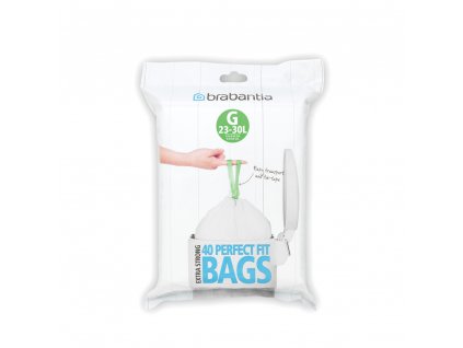 PerfectFit Bags,Dispenser, 23 30L, 40pcs White 8710755375668 Brabantia 1000x1000px 7 NR 7972