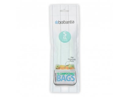 PerfectFit Bags, Code S, Comp. 6L, 10pcs Green 8710755419683 Brabantia 1000x1000px 7 NR 8058