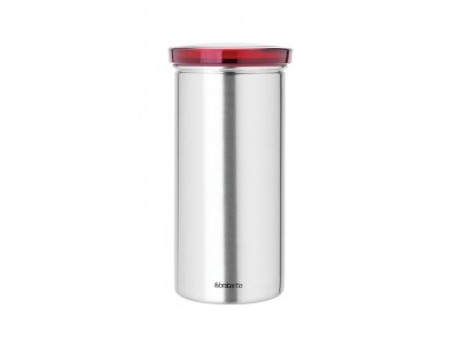 Coffee Pad Canister, 18 pcs Capacity Matt Steel Fingerprint Proof 8710755476181 Brabantia 621x1024px E NR 5277